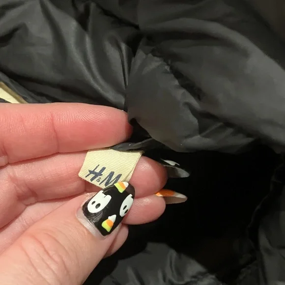 Women's Black Puffer down Jacket SUPER FLATTERING!!! - Picture 3 of 7